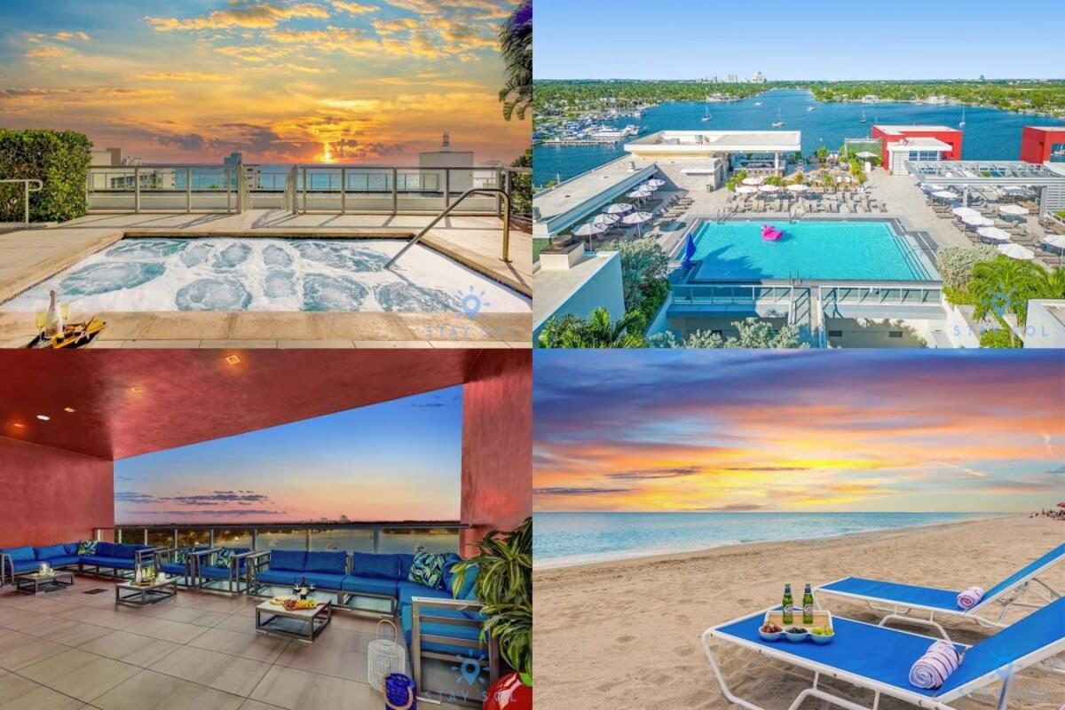 Hollywood Beach Broad - Walk - Amazing Pool - Hot Tub エクステリア 写真